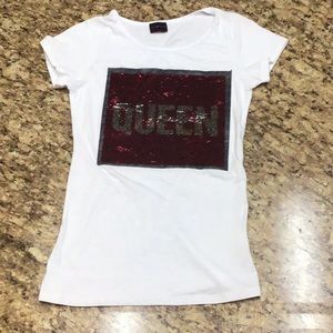 Girls Sequin Graphic-T. 2 for $8